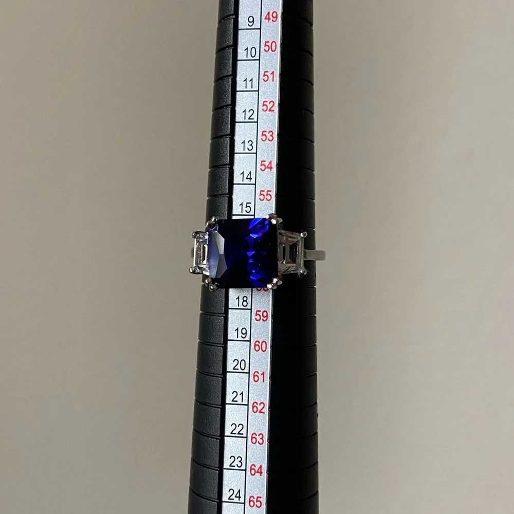 London blue Topaz ring 925, size 8
